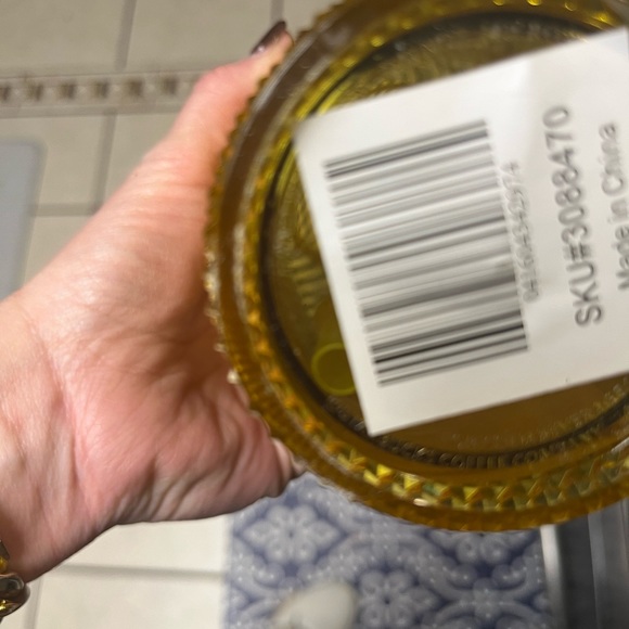 NWT gold foil studded Starbucks cup lid and straw. - Picture 3 of 3